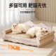贵妃榻猫抓板猫咪躺椅猫沙发耐磨猫爪板瓦楞纸猫窝防猫抓沙发保护