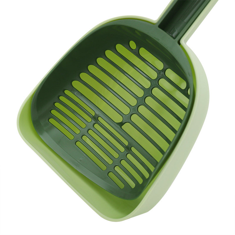 CAT CAT LITTER SHOVEL SET INTO CAT KITTEN LITTER BOX CLEANING SHOVEL SUPPLIES CAT TOILET DUSTPAN FINE HOLE SHOVEL LARGE
