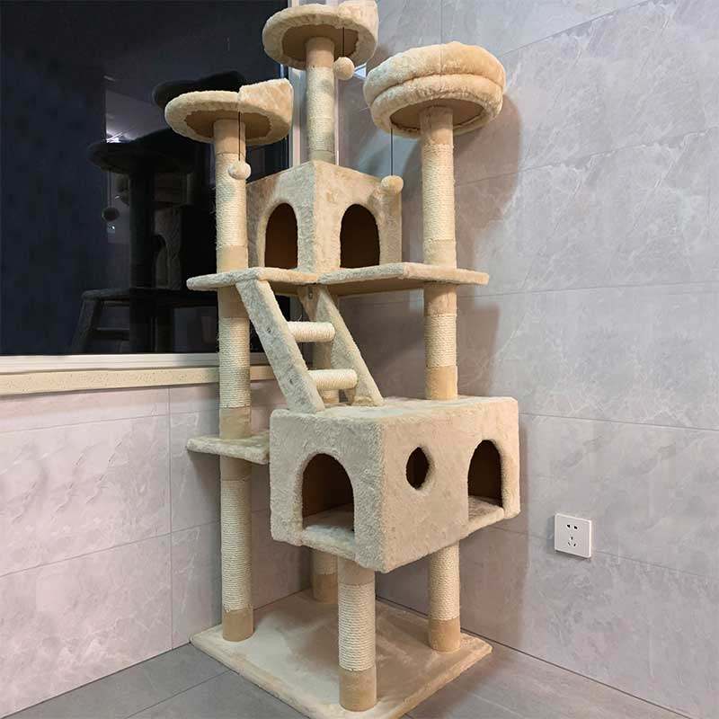 猫爬架猫窝猫树猫架子带窝一体柱墅大型猫咪爬别猫塔爬架跳台用品