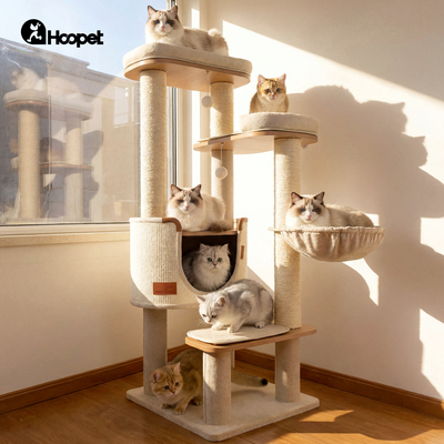 Hoopet猫爬架大称重大猫多猫用