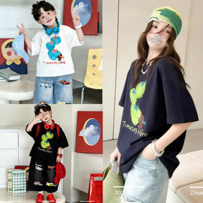 2026夏天新款网红时髦亲子装