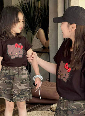 又酷又飒的亲子装母女母子装百搭