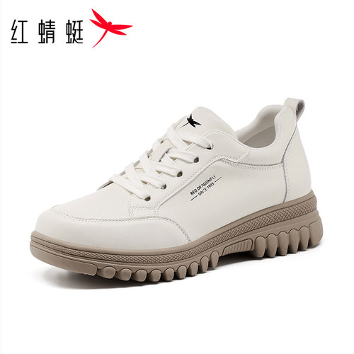 红蜻蜓运动休闲厚底鞋女鞋软底