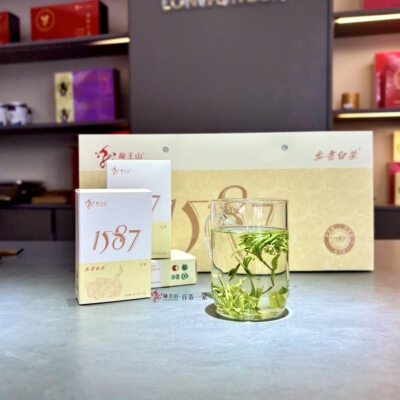 春茶龙王山白芽礼盒装安吉原产地