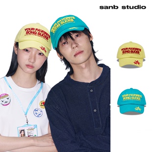 SANB 音乐标语小众通勤原创百搭日常鸭舌帽男女情侣显脸小2026春