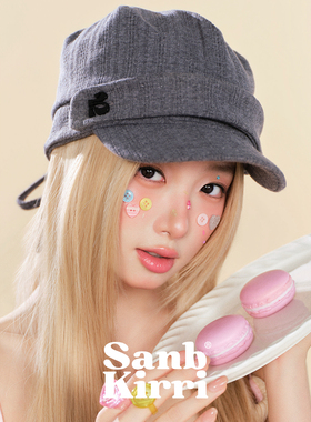 SANB2026秋冬少女韩系报童帽