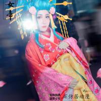 One Piece Wano Elementary School Purple cosplay costume, Flower Queen dress, daily wear style kimono, Japanese cosplay costume thumbnail 3