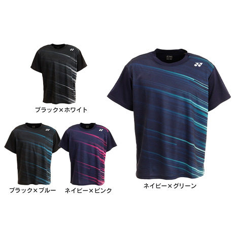 日本YONEX尤尼克斯短袖T恤运动男士网球服装T 恤 RWX22003