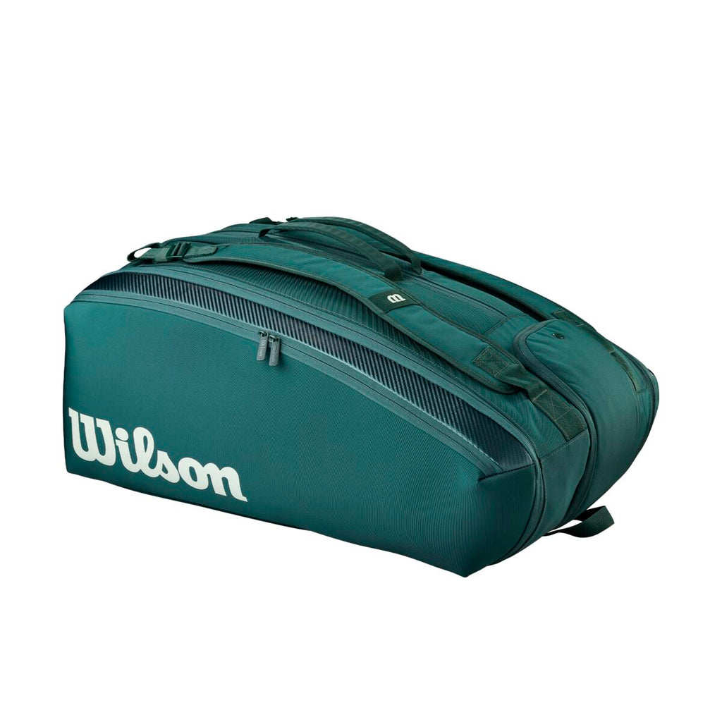 Wilson/威尔胜球拍包BLADE V10 15PK旅行袋网球包绿色球拍包收纳