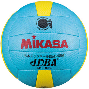 儿童 日本Mikasa米卡萨三笠 躲避球3号游戏球MGJDB L测试球训练