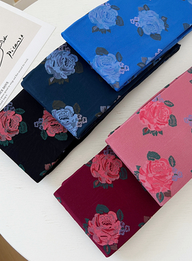 新中式人间富贵玫瑰花复古提花丝袜春秋80D不透肉天鹅绒连裤袜女