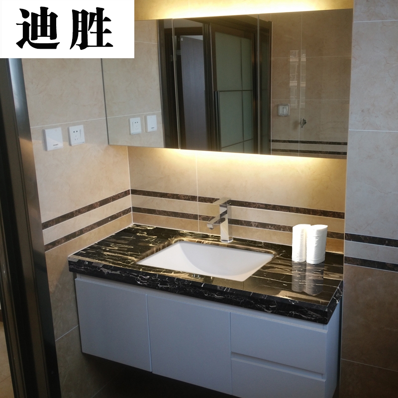 券后3396.04元卫生间组合柜洗手盆柜大理石浴室柜