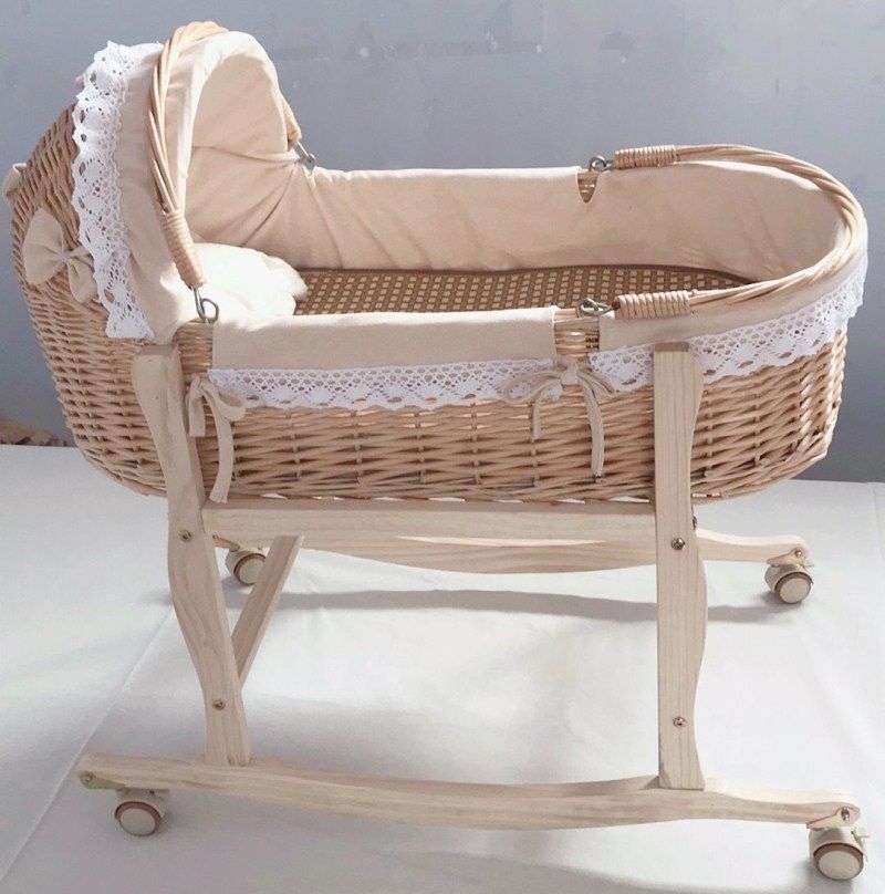 Newborn Cradle Rattan Baby Basket Hand in hand hand basket Strollers solid wood vehicle environmental protection Moses Baby bedin the Diapers/Care/Feeding/Push lathe , Crib/Crib/Cradle/Chair , Cradle  category - from Buy2taobao.com to provide professional Taobao agent buy service