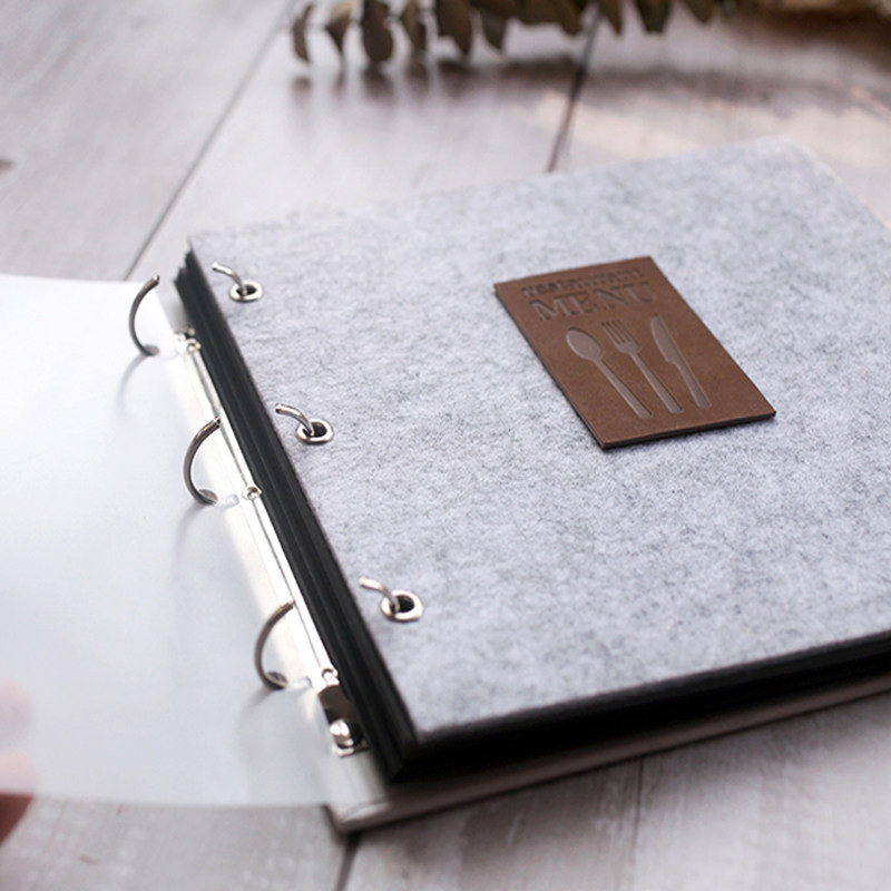 diy抖音黑卡纸情侣风家庭菜单本