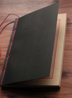 古式八行信笺线装本 空白牛皮纸内页复古抄经记事书法练习道具书