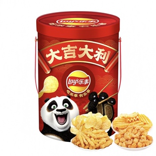 乐事 大吉大利 零食 全家桶 (16包) 大礼包 620g