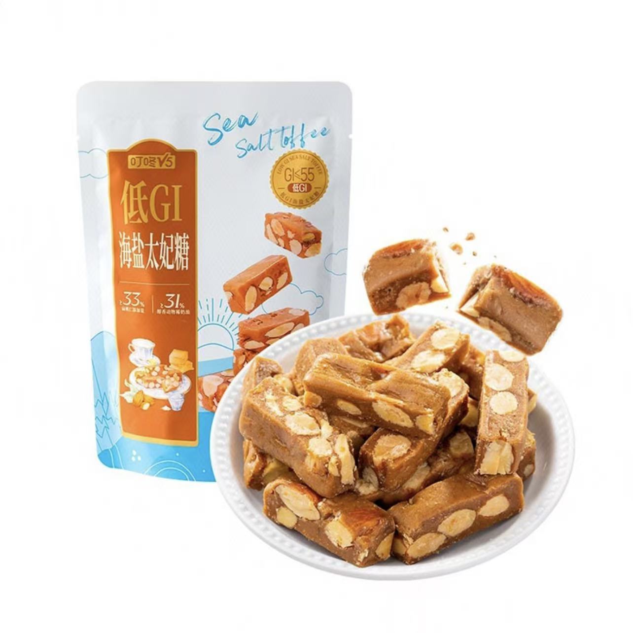 叮咚V5低GI海盐太妃糖108g