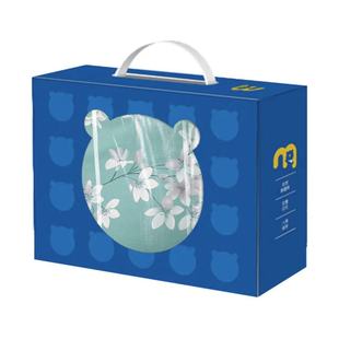 麦臻选 新疆抗菌印花四件套 40.5 38.5cm 蓝色印花 麦德龙