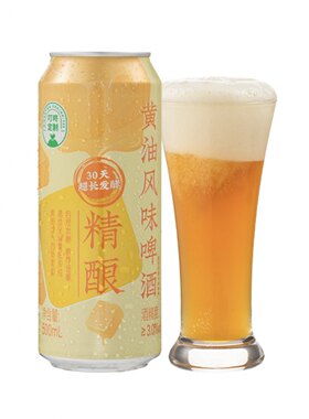 叮咚定制黄油风味精酿啤酒500ml