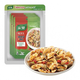 爆炒 爆好吃 螺蛳 花蛤 36g 现货 海鲜辣炒酱 家乐