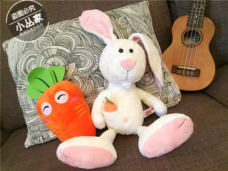NICI兔子毛绒玩具柔软动物玩偶公仔娃娃礼物