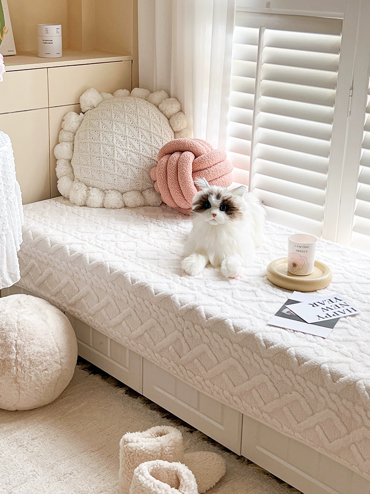 飘窗垫可机洗毛绒加厚