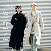 Brand男装 女装 纯羊毛基础双面呢子大衣长款 PSO 厚毛呢女款 外套冬