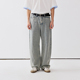 宽松直筒弯刀长裤 PSO 美式 复古水洗斜纹蓝色牛仔裤 Brand男装 女装