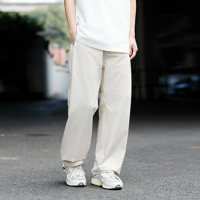 PSO Brand男装女装基础款纯棉工装裤宽松直筒潮牌可束脚休闲百搭