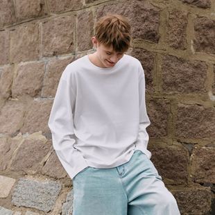 醋酸莫代尔针织内搭打底外穿情侣宽松长袖 PSO 女装 男装 上衣 Brand