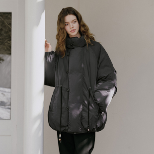 PSO Brand男装女装立领宽松中长款羽绒服冬季女款保暖加厚外套