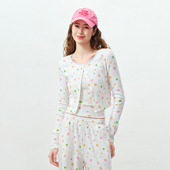 上衣开衫 PSO 长袖 t恤女吊带背心修身 Brand女装 两件套小狗圆领短款