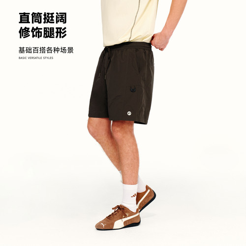 PSO Brand男装女装基础款宽松跑步运动短裤休闲直筒五分裤夏季