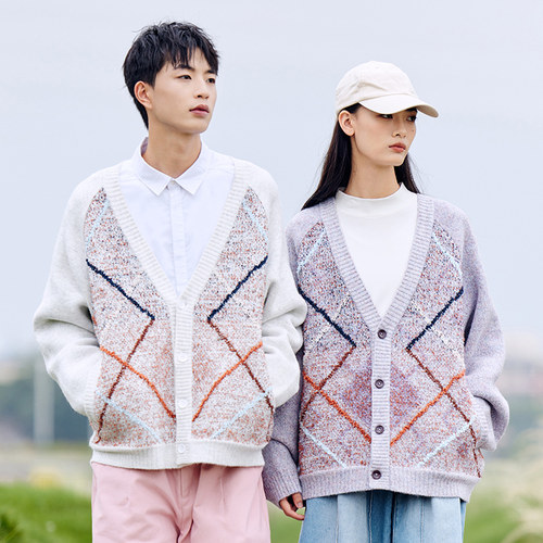 花色菱格毛衣PSOBrand