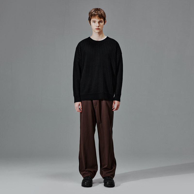 PSOBrand高品质基础圆领毛衣