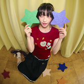 显瘦女款 PSO 上衣 可爱毛绒苹果小狗圆领短袖 T恤修身 Brand男装 女装