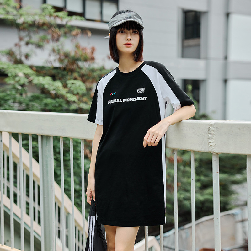 PSO Brand男装女装【凉感】230克针织撞色运动短袖针织裙显瘦裙子