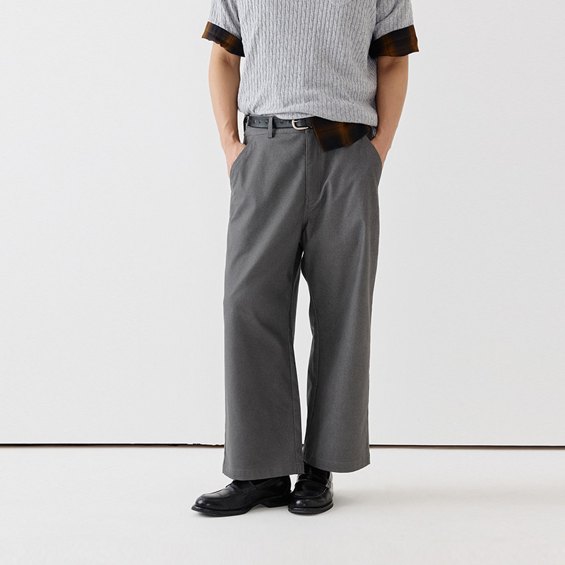 PSO Brand男装女装【经典九分裤】微弹仿牛仔直筒宽松工装长裤