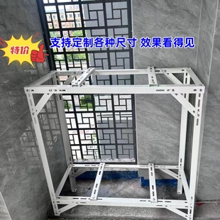 可定制空调外机节约空间加厚升级不锈钢落地多层叠放防震降躁支架