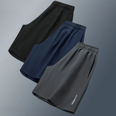 夏季男士短裤外穿大码速干跑步冰丝薄款五分宽松舒适冰凉休闲百搭