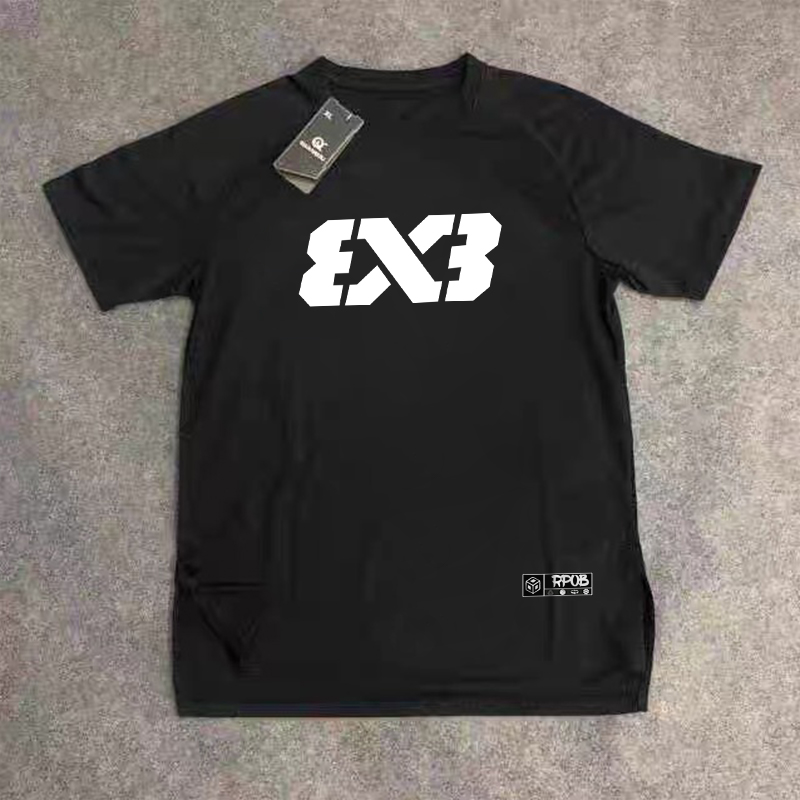 美式篮球投篮速干宽松透气运动服网眼吸湿夏季健身跑步短袖训练服