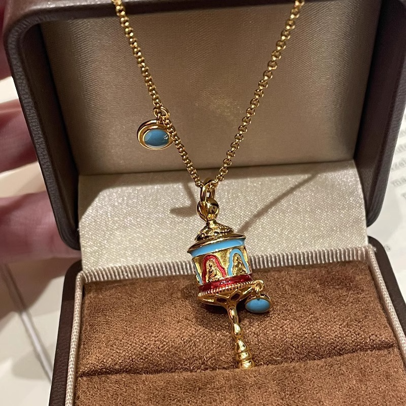 今饰有约绿松石民族风项链