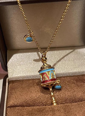 今饰有约绿松石民族风项链