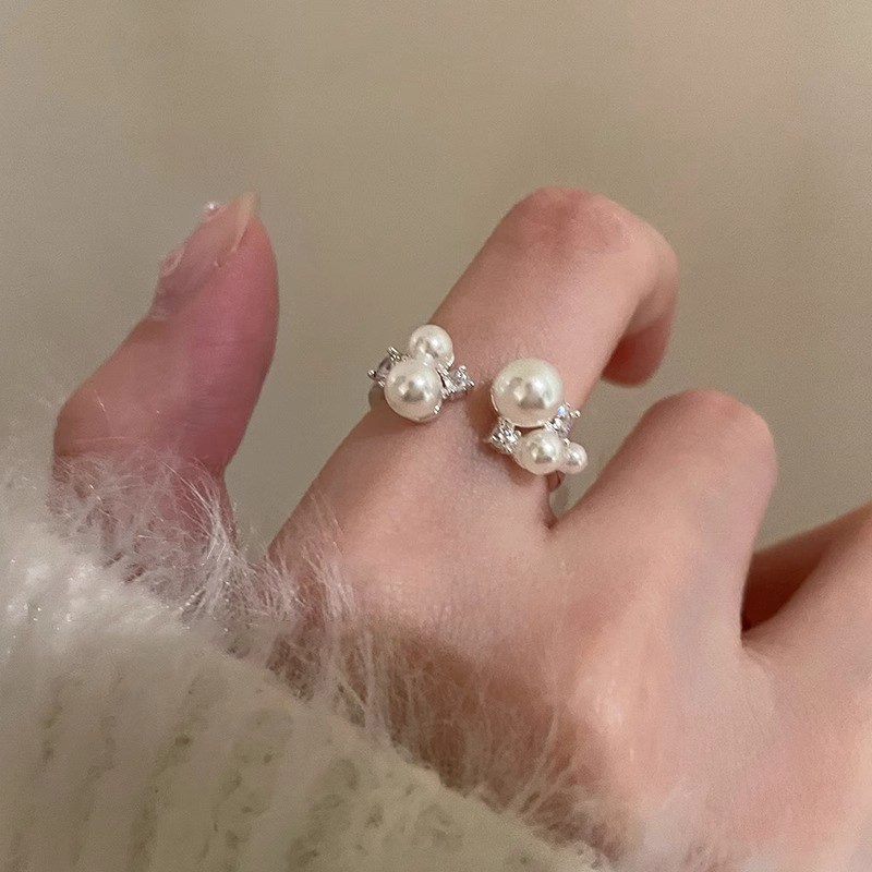 今饰有约女纯银简约戒指