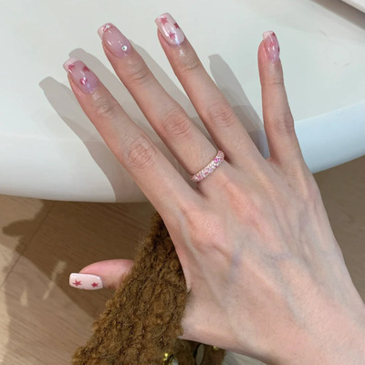 今饰有约女纯银简约戒指