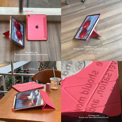 莓莓舒芙蕾~娇媚可爱ipadY3折壳