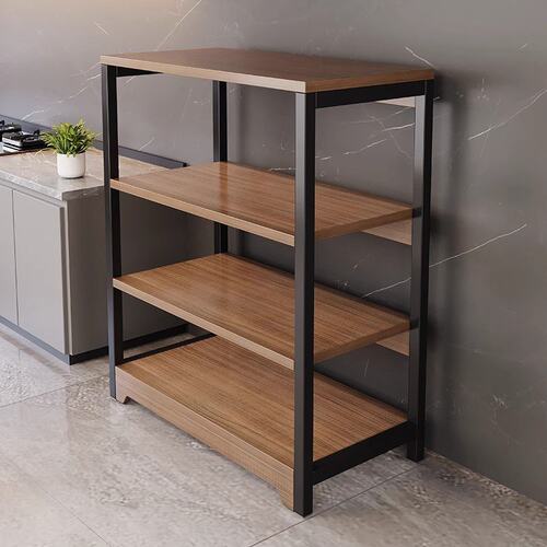 山姆进口厨房多功能置物架落地多层微波炉锅具收纳架家用简易货架