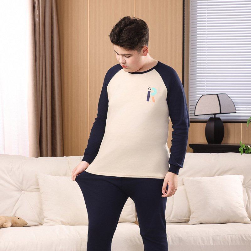 进口胖童秋衣秋裤男童纯棉加肥加大男孩保暖大童全棉毛衫儿童内衣,童装/婴儿装/亲子装,内衣套装,淘宝优惠券,粉丝福利购,淘宝优惠卷