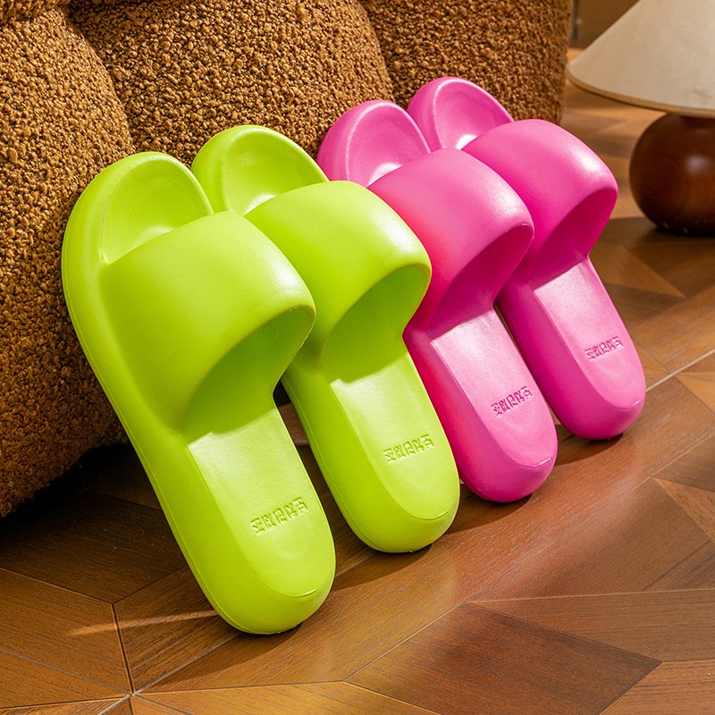 进口踩屎感拖鞋女2025新款家居室内eva防滑浴室洗澡情侣居家拖鞋