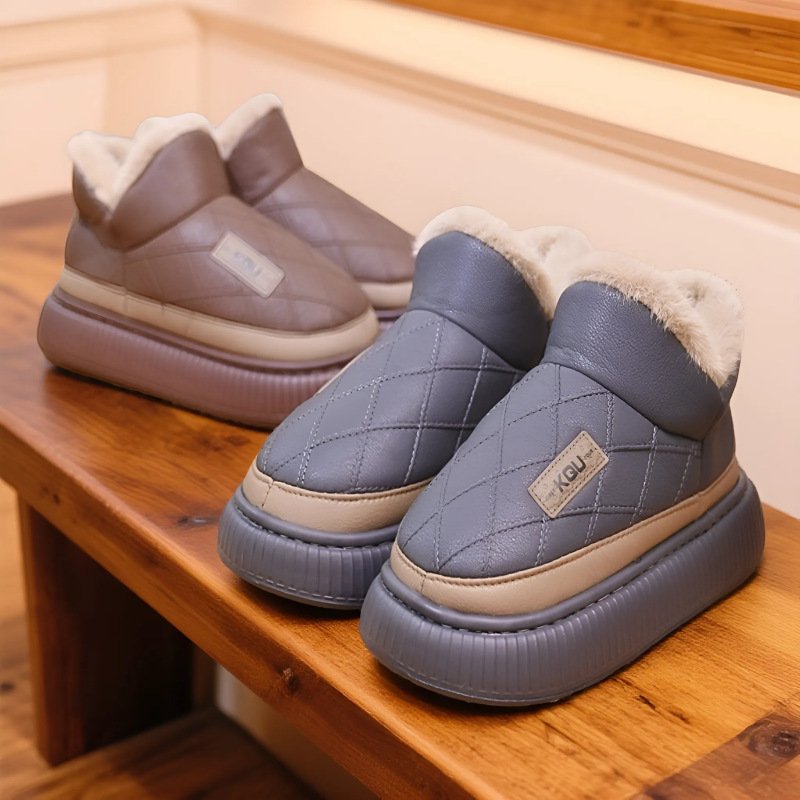 胖I东来2025新款冬季棉拖鞋男款大码家居用办公室内百搭保暖棉鞋